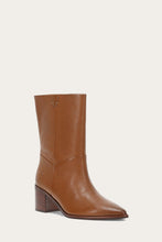 Load image into Gallery viewer, Frye Women SADIE SOFTLY MID DK LATTE/SOFT FULL GRAIN