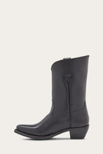 Load image into Gallery viewer, Frye Women SACHA MID PULL ON BLACK/VOLTERRA