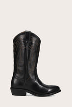 Load image into Gallery viewer, Frye Women BILLY PULL ON DECO STITCH BLACK/SOMBRA