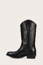 Load image into Gallery viewer, Frye Women BILLY PULL ON DECO STITCH BLACK/SOMBRA