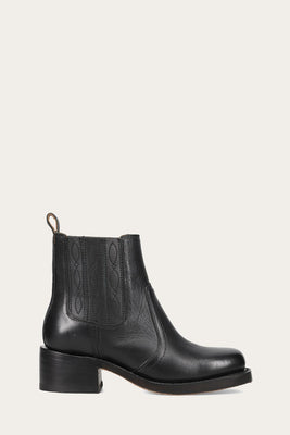 Frye Women CAMPUS CHELSEA BLACK/CRUST VEG