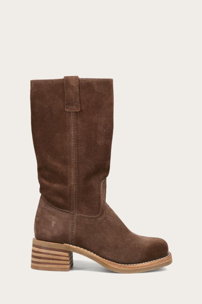 Frye Women CAMPUS 12R BROWNIE/SUEDE