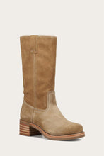 Load image into Gallery viewer, Frye Women CAMPUS 12R TAN BUCK/SUEDE