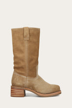 Load image into Gallery viewer, Frye Women CAMPUS 12R TAN BUCK/SUEDE