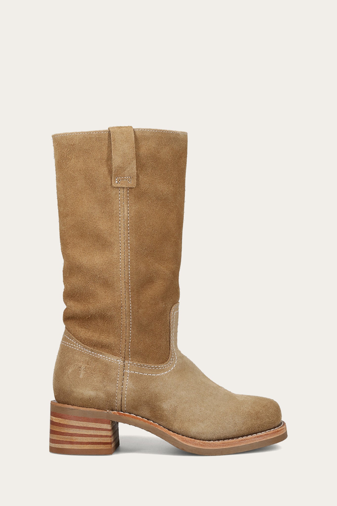 Frye Women CAMPUS 12R TAN BUCK/SUEDE