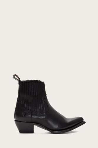 Frye Women  BLACK/POLISHED SOFT FULL GRAIN