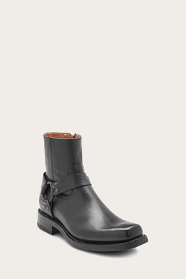 Frye Mens CONWAY HARNESS BLACK/CRUST VEG