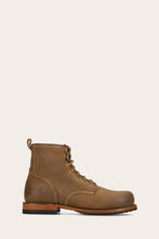 Load image into Gallery viewer, FRYE MEN HUDSON PLAIN TOE WORKBOOT BARK