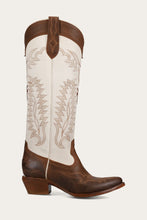 Load image into Gallery viewer, FRYE WOMEN SACHA FEATHER DECO TOFFEE/WHITE