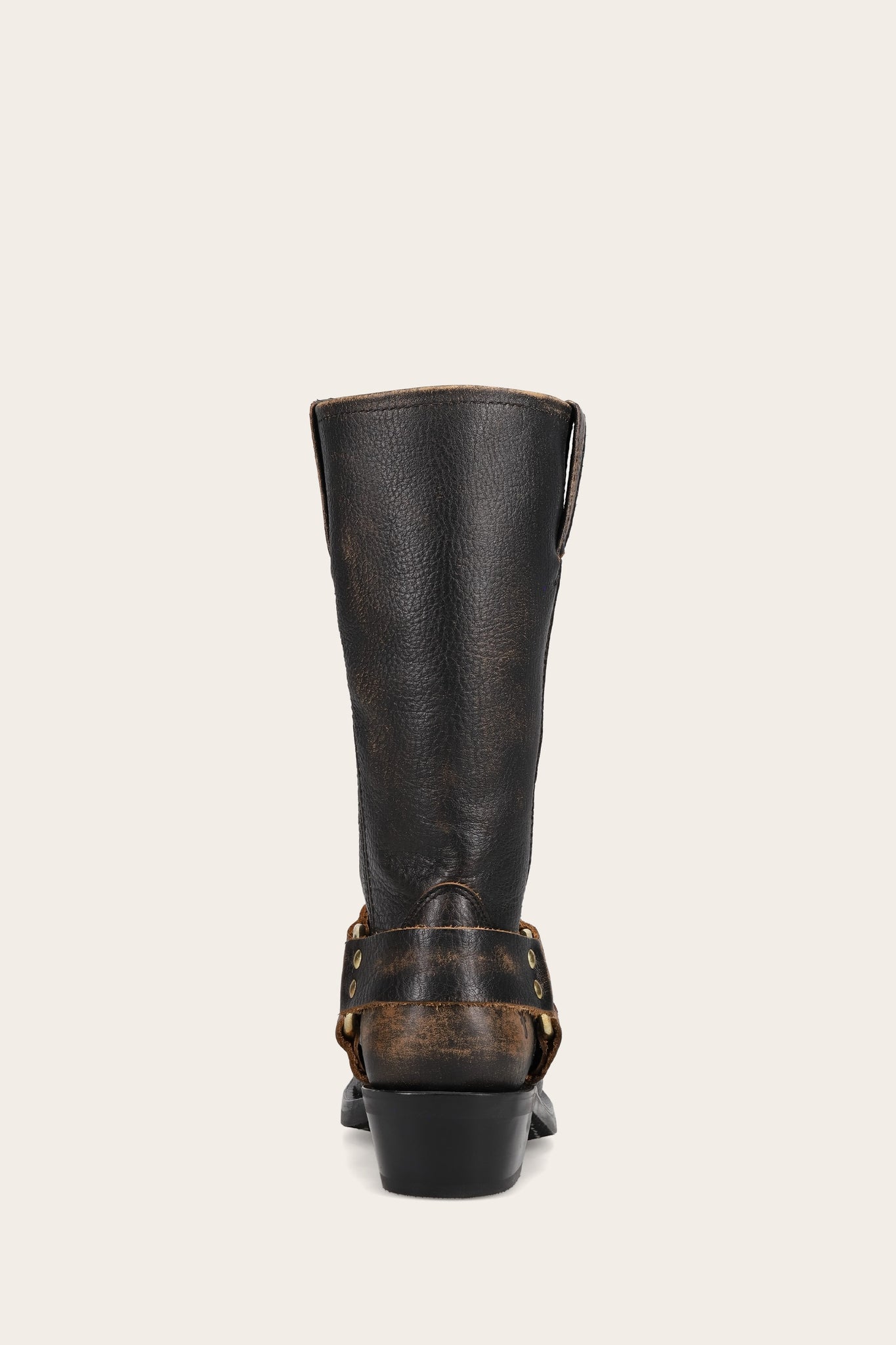 FRYE WOMEN HARNESS 12R BLACK/TAN