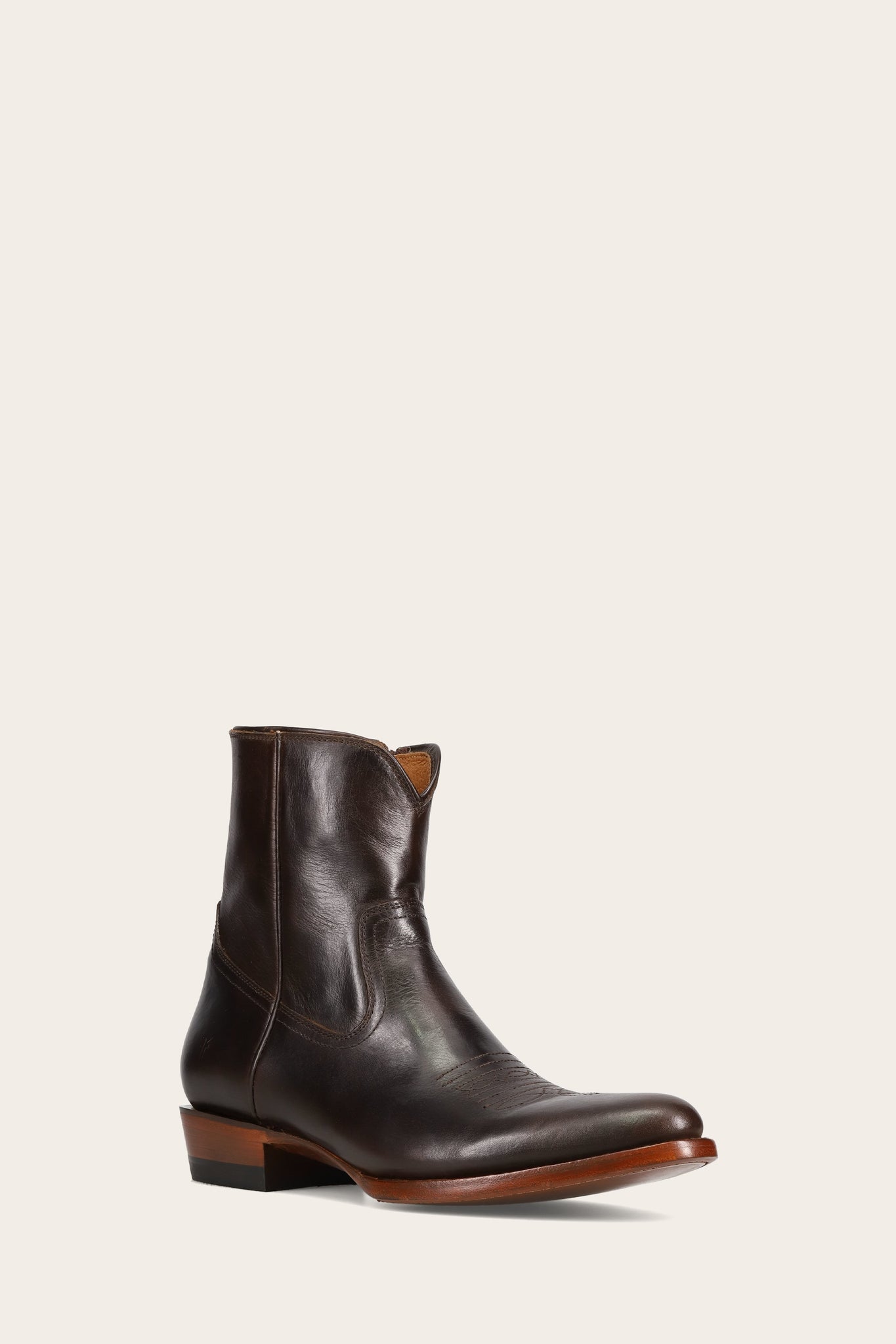 FRYE MEN AUSTIN INSIDE ZIP BOURBON