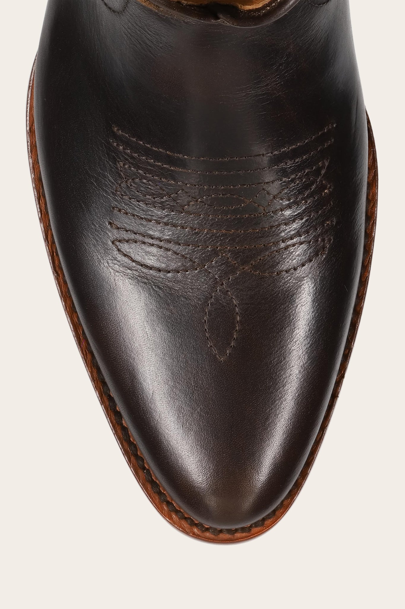 FRYE MEN AUSTIN INSIDE ZIP BOURBON