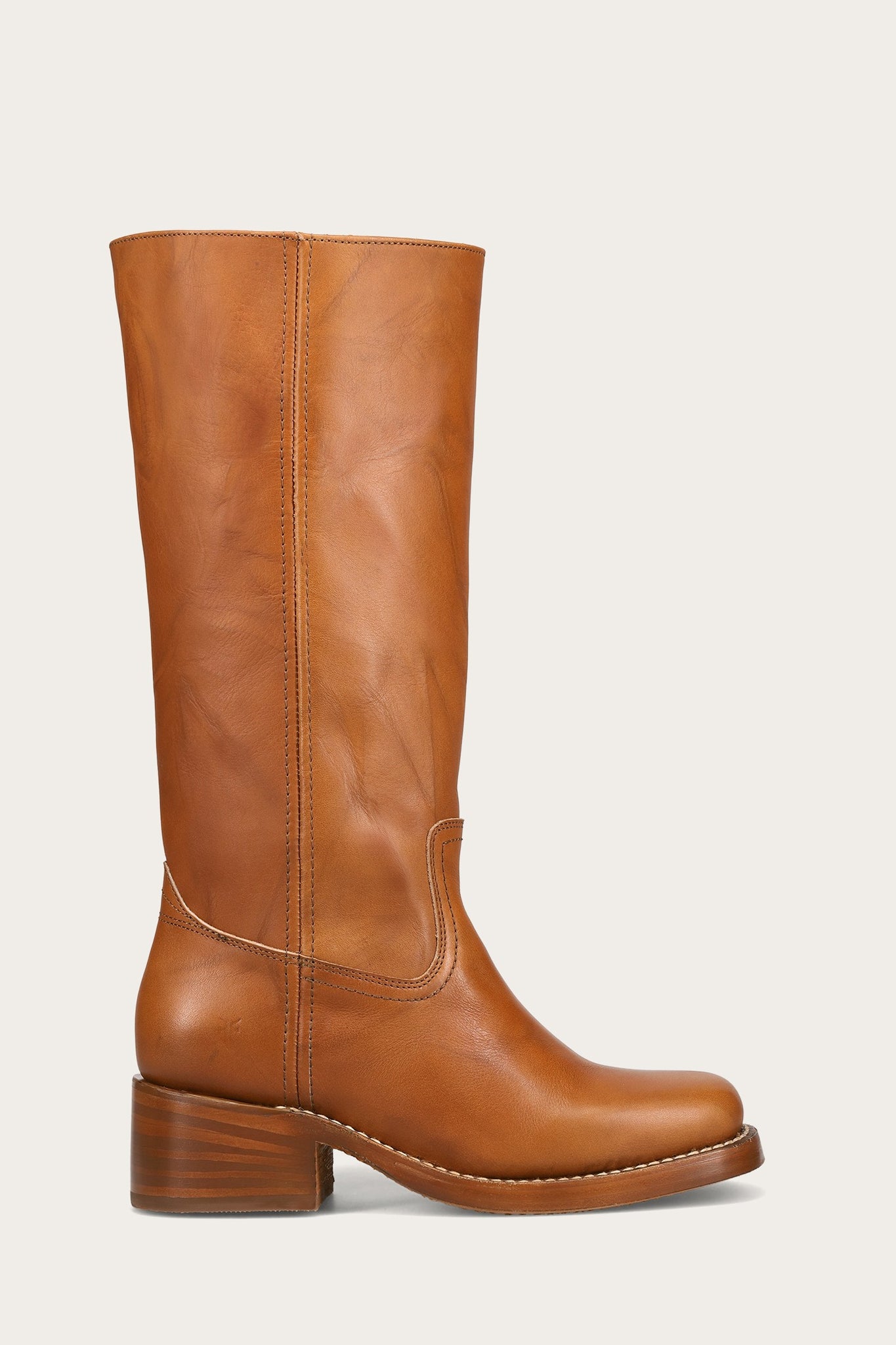 FRYE WOMEN CAMPUS 14L SADDLE/OILED LEATHER