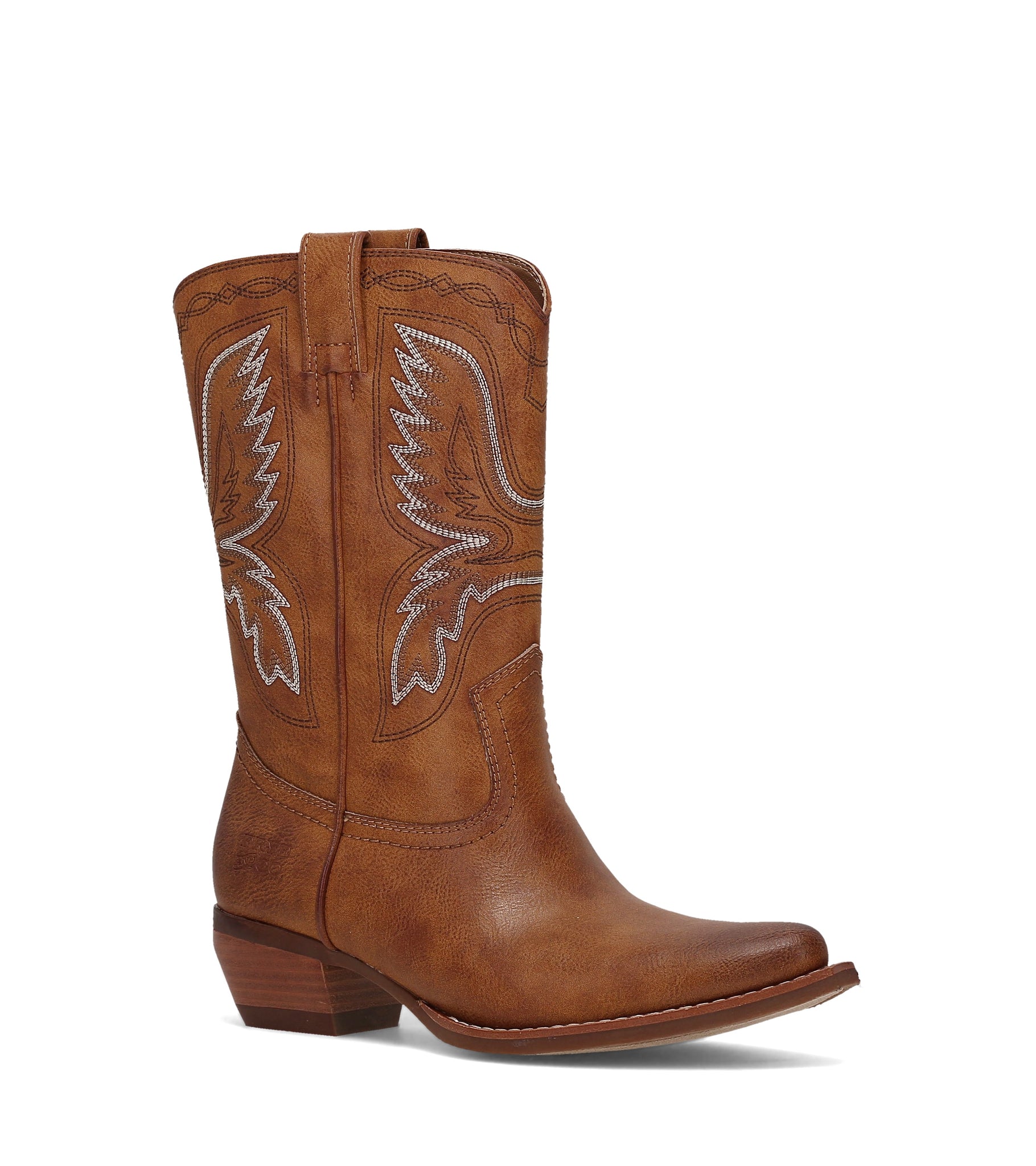 FRYE AND CO WOMEN IRLENE SHORT DECO STITCH CARAMEL