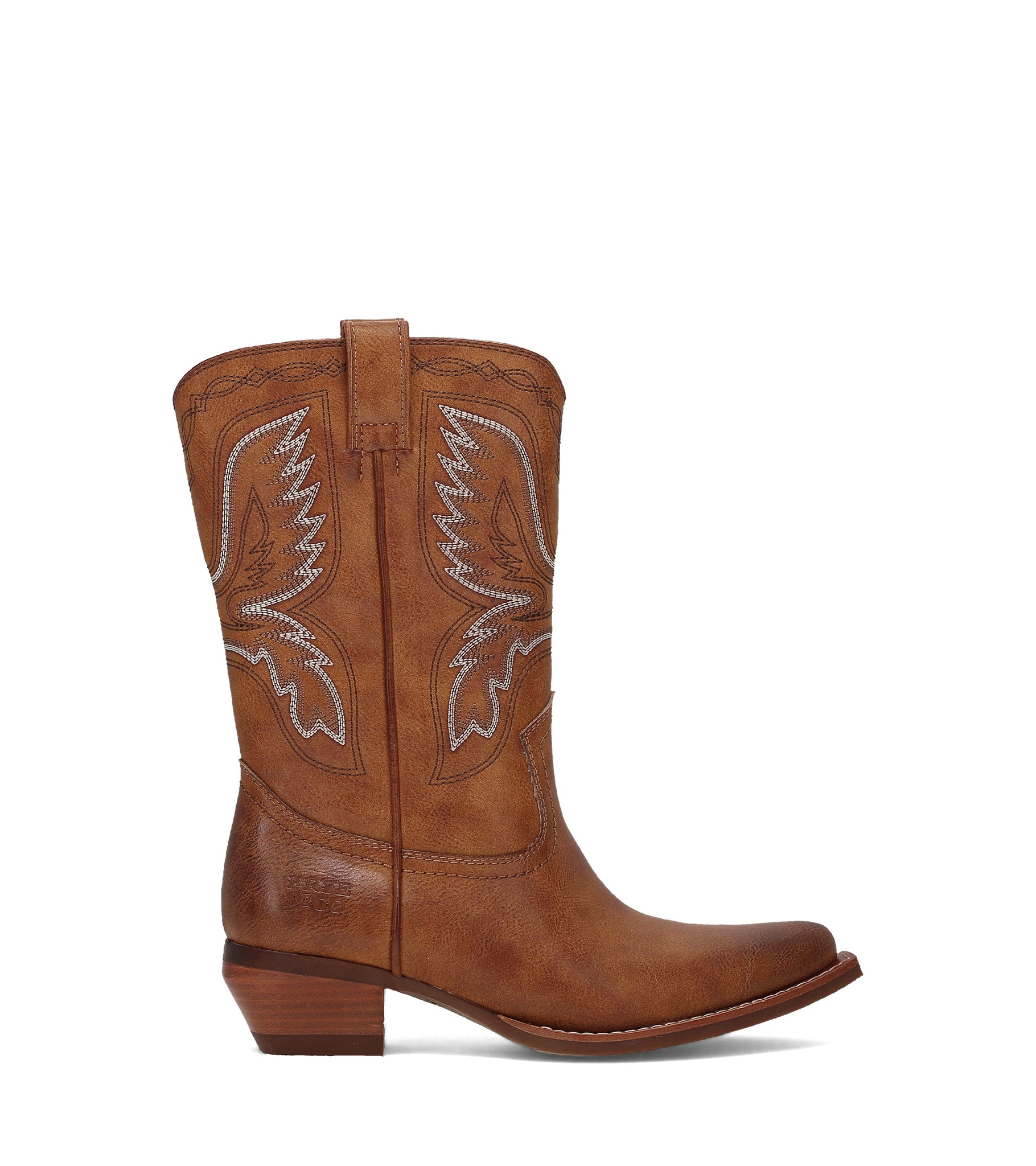 FRYE AND CO WOMEN IRLENE SHORT DECO STITCH CARAMEL