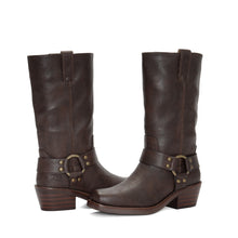 Load image into Gallery viewer, FRYE AND CO WOMEN LORRIE HARNESS 12 WALNUT