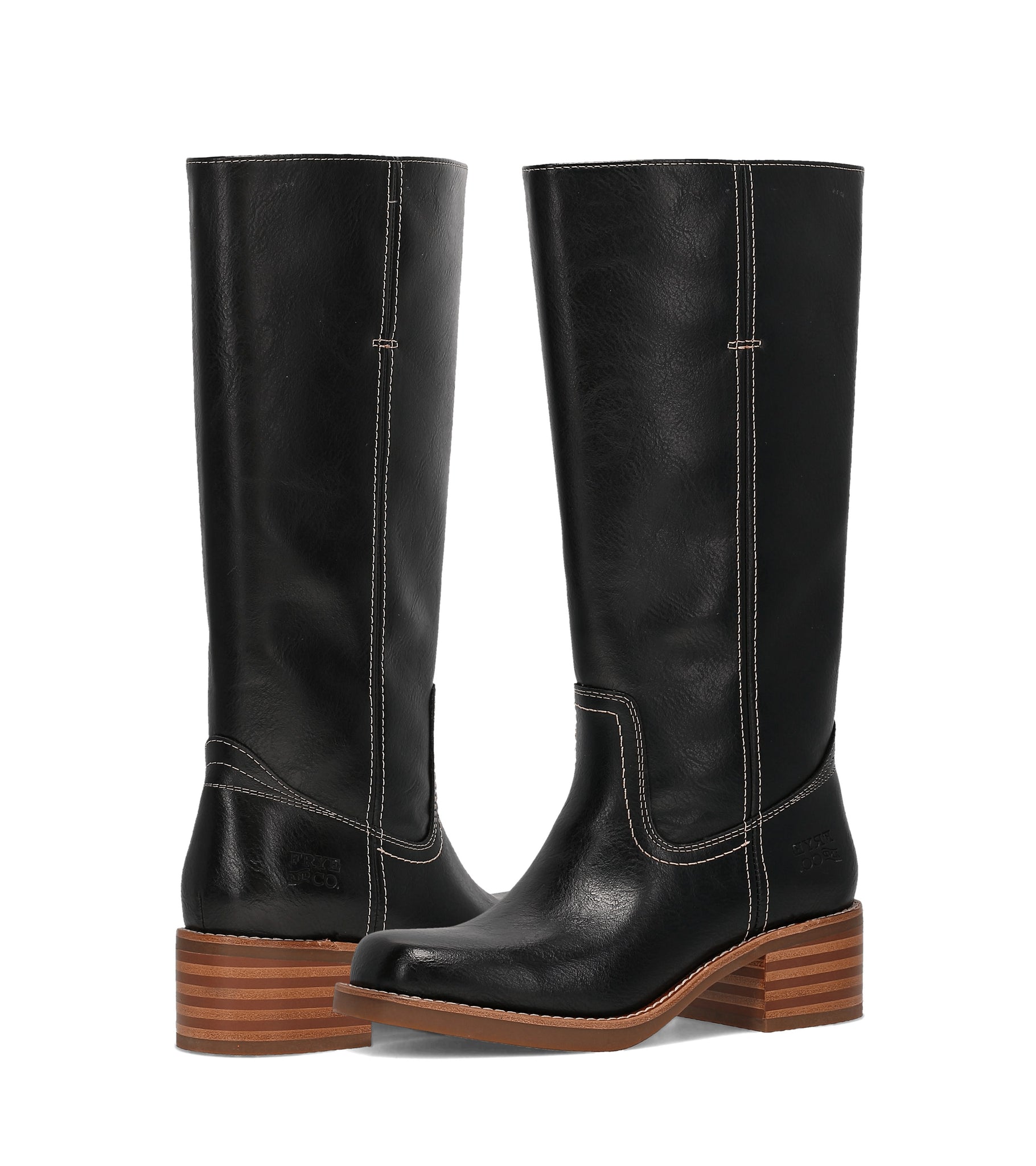 FRYE AND CO WOMEN MIRANDA14 WIDE CALF NEW BLACK/BANDIT