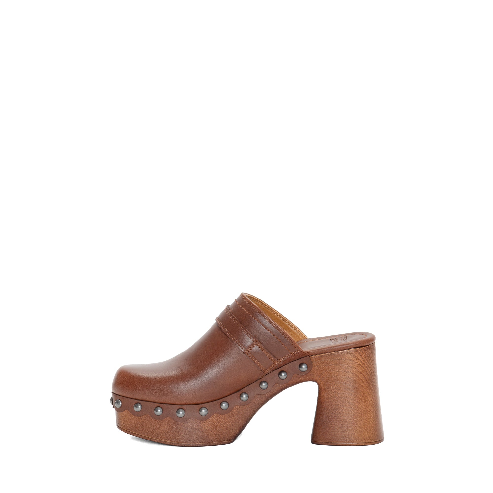 FRYE AND CO WOMEN WYLIE SCALLOPED CLOG AUBURN