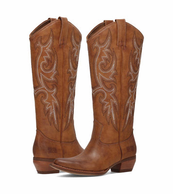 Frye Women IRLENE TALL DECO STITCH CARAMEL