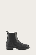 Load image into Gallery viewer, Frye Women MELISSA DOUBLE SOLE CHELSEA BLACK/WAXY BURNISHED LEATHER