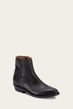 Load image into Gallery viewer, Frye Women BILLY INSIDE ZIP BOOTIE BLACK