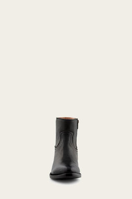 Frye Women BILLY INSIDE ZIP BOOTIE BLACK