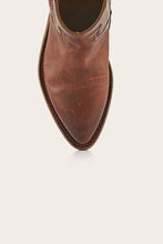 Load image into Gallery viewer, Frye Women BILLY INSIDE ZIP BOOTIE REDWOOD/TONARA LEA