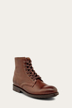 Load image into Gallery viewer, Frye Mens BOWERY LACE UP BROWN/CRUST VEG LEATHER