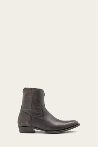 Frye Mens AUSTIN INSIDE ZIP BLACK