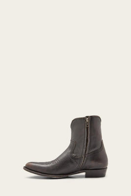 Frye Mens AUSTIN INSIDE ZIP BLACK