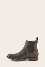 Load image into Gallery viewer, Frye Mens TYLER CHELSEA BLACK/BRUSH OFF LEA