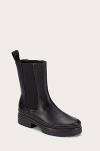 Frye Women CHLOE CHELSEA BLACK/SOFT CALF LEATHER