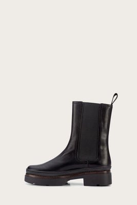 Frye Women CHLOE CHELSEA BLACK/SOFT CALF LEATHER