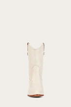 Load image into Gallery viewer, Frye Women JUNE WESTERN WHITE/NAKED COW LEATHER