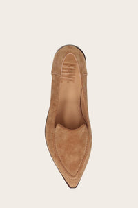 Frye Women KENZIE MOC STITCH ALMOND/SUEDE