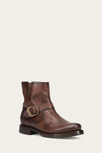 Load image into Gallery viewer, Frye Women VERONICA BOOTIE CHOCOLATE/VINTAGE PULL UP