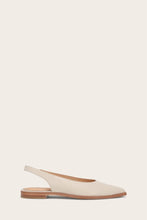 Load image into Gallery viewer, Frye Women KENZIE SLINGBACK IVORY/POLISHED FULL GRAIN