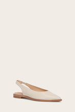 Load image into Gallery viewer, Frye Women KENZIE SLINGBACK IVORY/POLISHED FULL GRAIN