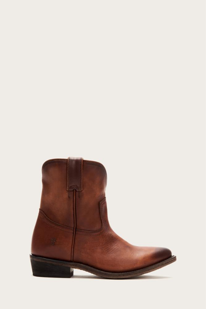 Frye Women BILLY SHORT COGNAC/WASHED OILED VINTAGE