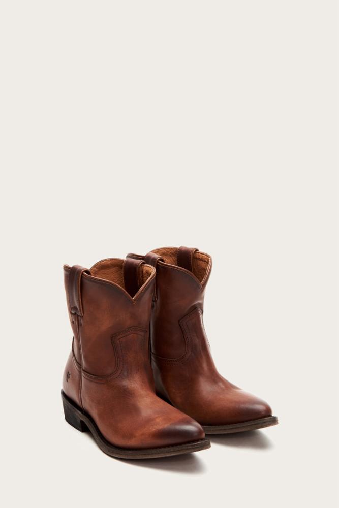 Frye Women BILLY SHORT COGNAC/WASHED OILED VINTAGE