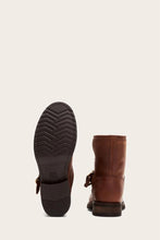 Load image into Gallery viewer, Frye Women VERONICA SHEARLING BOOTIE COGNAC