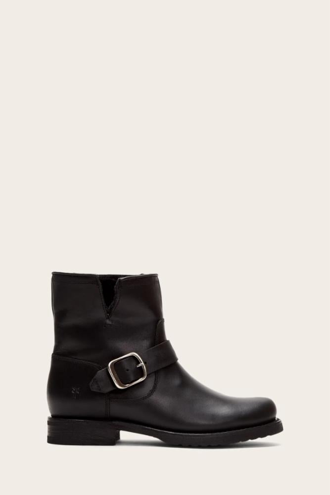 Frye Women VERONICA SHEARLING BOOTIE BLK