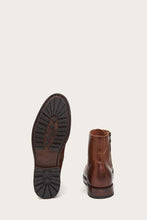 Load image into Gallery viewer, Frye Mens BOWERY LACE UP COGNAC/ANTIQUE PULL UP