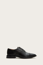 Load image into Gallery viewer, Frye Mens PAUL BAL OXFORD BLACK/VINTAGE VEG TAN