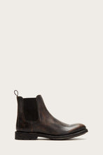 Load image into Gallery viewer, Frye Mens BOWERY CHELSEA BLACK/STONEWASH