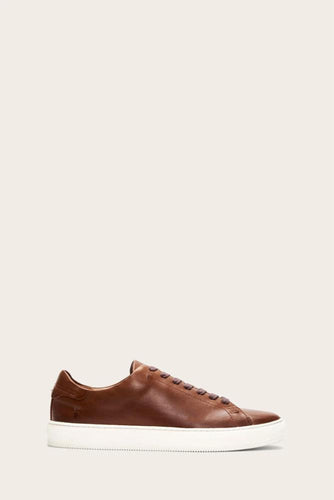 Frye Mens ASTOR LOW LACE CARAMEL/ANTIQUE PULL UP