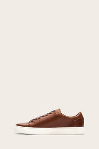 Frye Mens ASTOR LOW LACE CARAMEL/ANTIQUE PULL UP