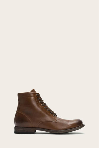 Frye Mens TYLER LACE UP COGNAC