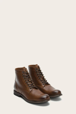 Frye Mens TYLER LACE UP COGNAC